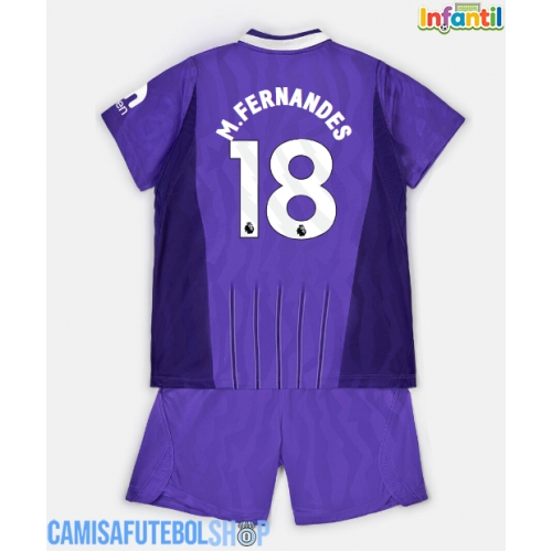 Camisa de time de futebol Tottenham Hotspur Mateus Fernandes #18 Replicas 3º Equipamento Infantil 2026-27 Manga Curta (+ Calças curtas)